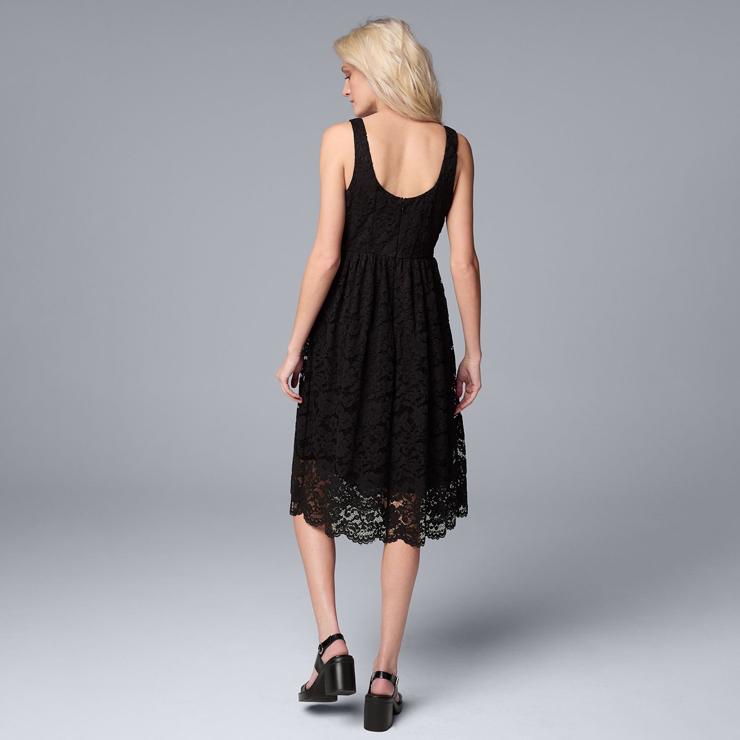 Women's Simply Vera Vera Wang Lace Midi Dress