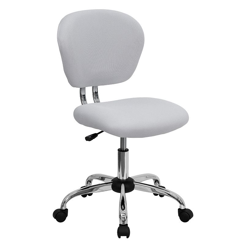 Flash Furniture Beverly Swivel Office Chair, White