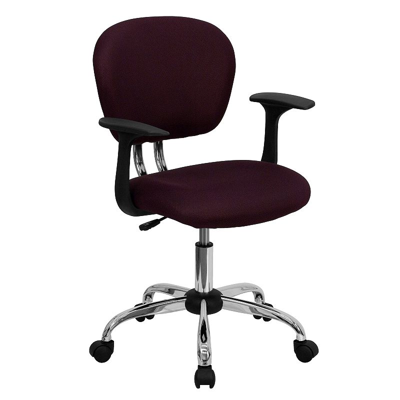 37299101 Flash Furniture Beverly Swivel Office Chair, Red sku 37299101