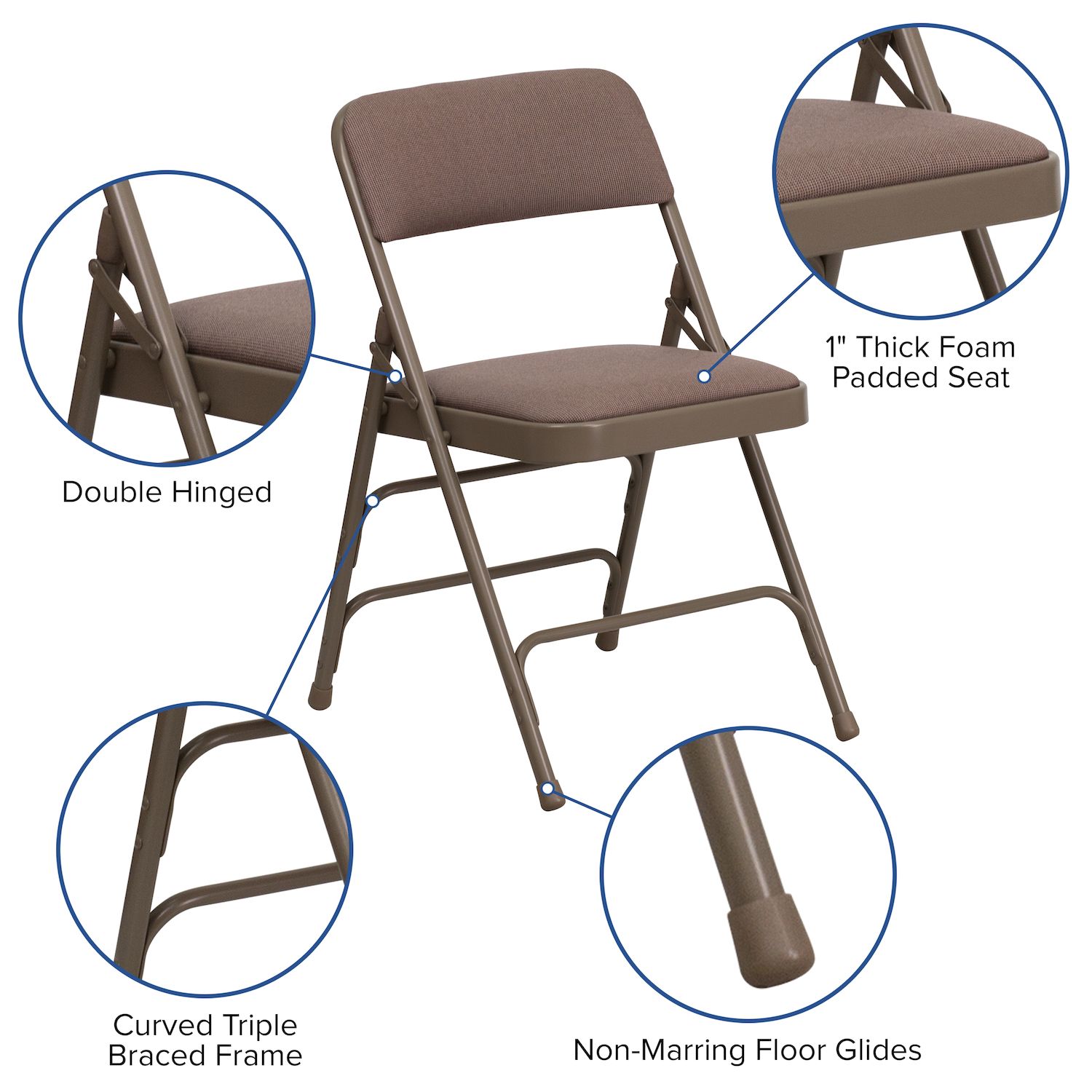 Flash Furniture HERCULES Series Padded Folding Chair