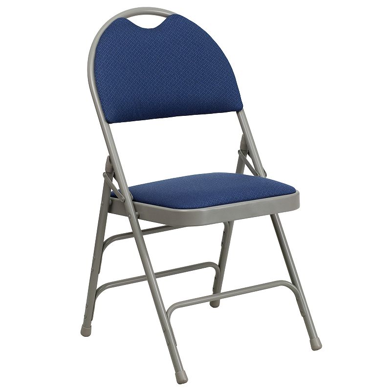 Flash Furniture Hercules Series Ultra-Premium Folding Chair, Blue
