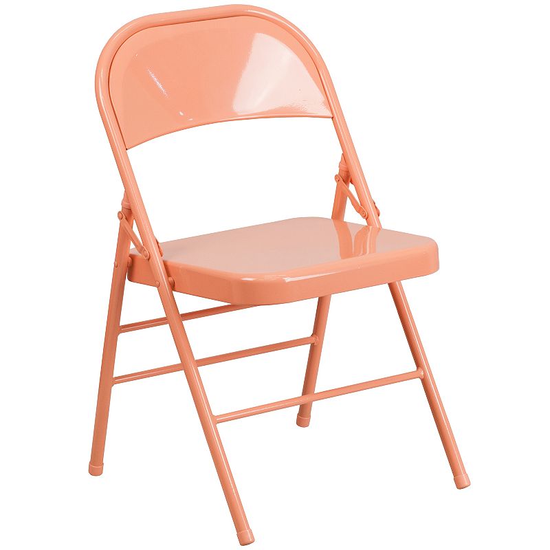 Flash Furniture Hercules Colorburst Series Folding Chair, Pink
