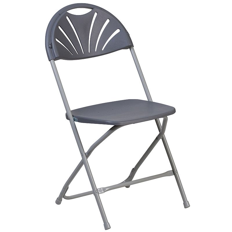 Flash Furniture Hercules Series Folding Chair, Grey