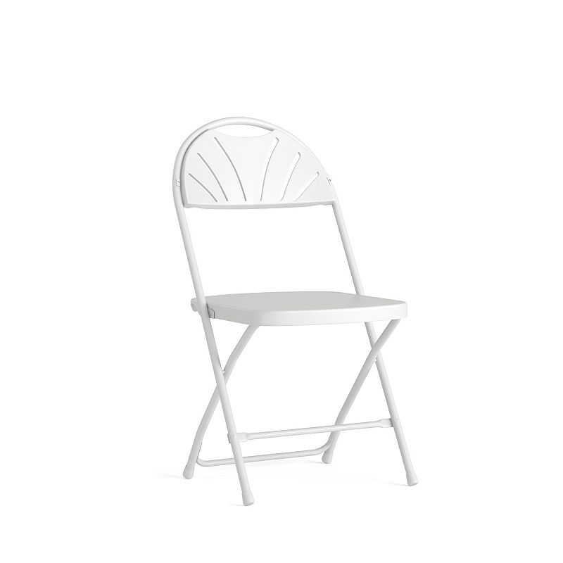 Flash Furniture Hercules Series Folding Chair, White