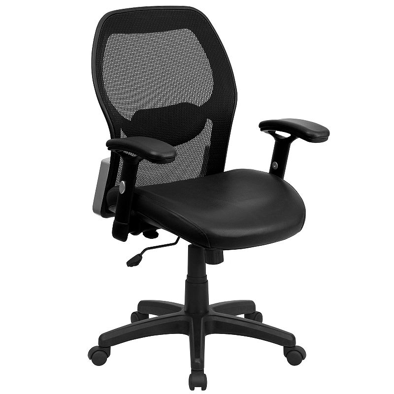 60870976 Flash Furniture Albert Swivel Office Chair, Black sku 60870976