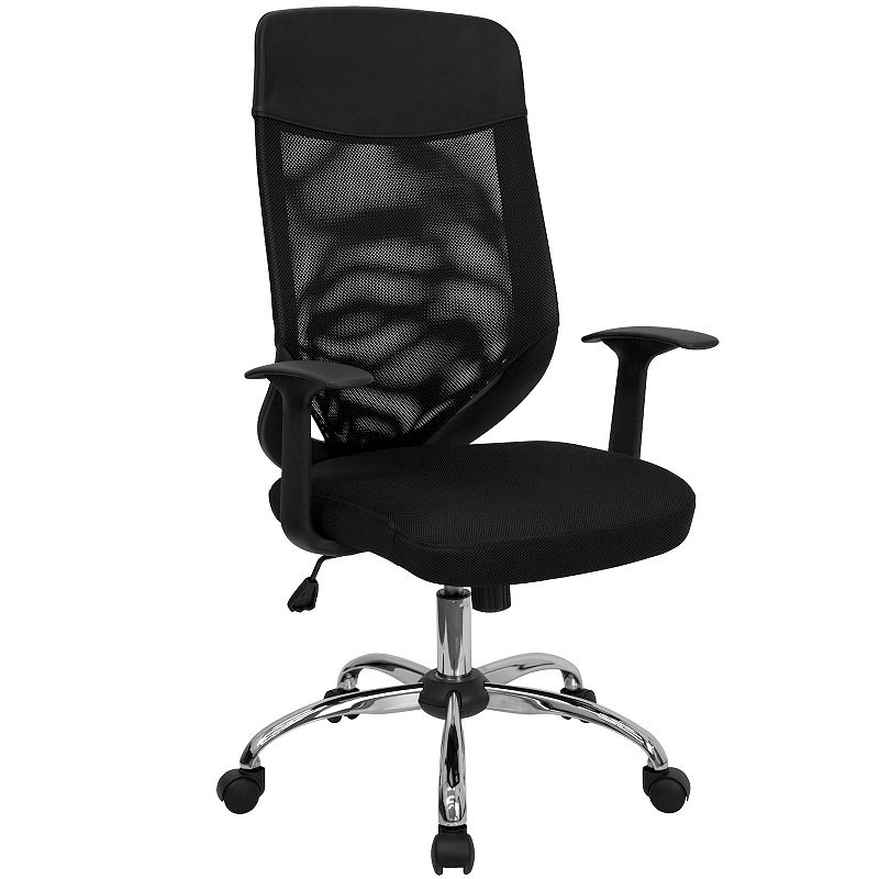 Flash Furniture Noreen Swivel Office Chair, Black