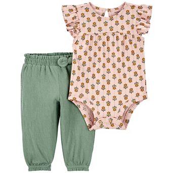 Baby Girl Carter's Berry Bodysuit & Pants Set