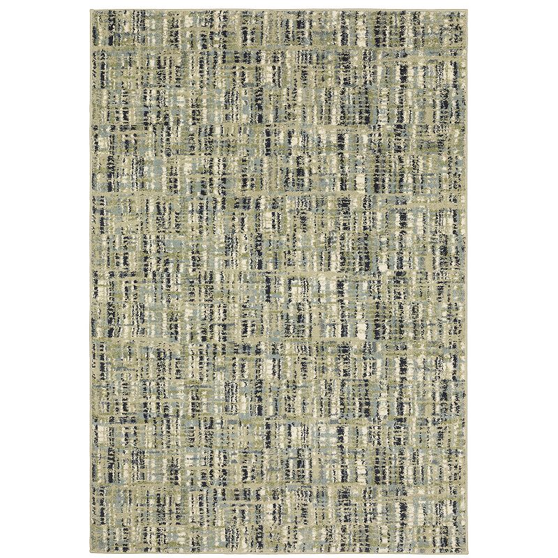 StyleHaven Salinas Industrial Striped Area Rug, Green, 10X13 Ft