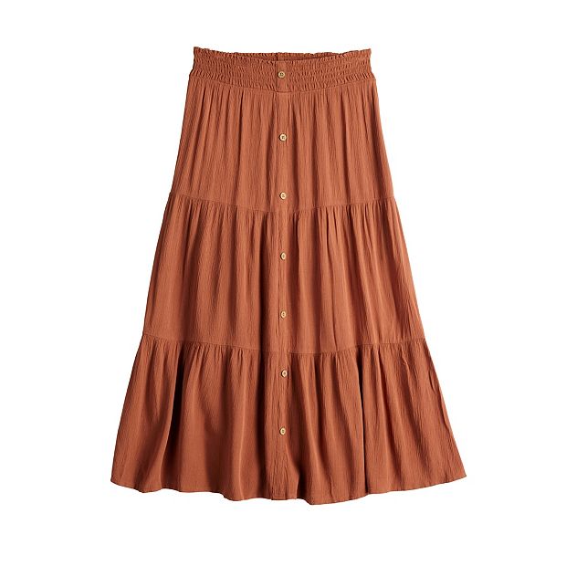 Women's plus size maxi skirts kohls sale