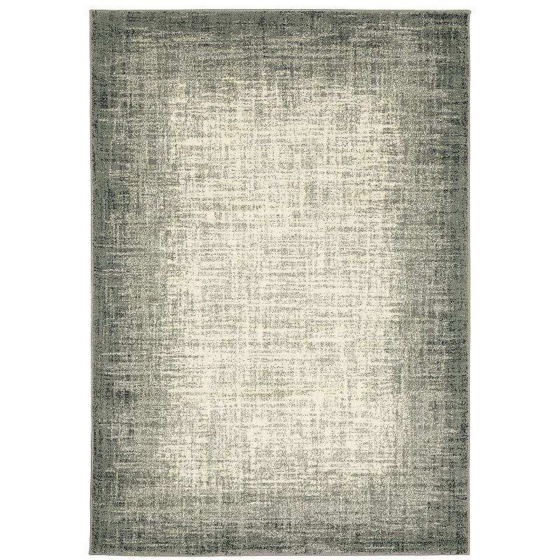 StyleHaven Salinas Industrial Abstract Area Rug, Grey, 5X7 Ft