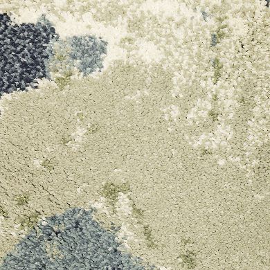 StyleHaven Salinas Contemporary Blue Abstract Area Rug