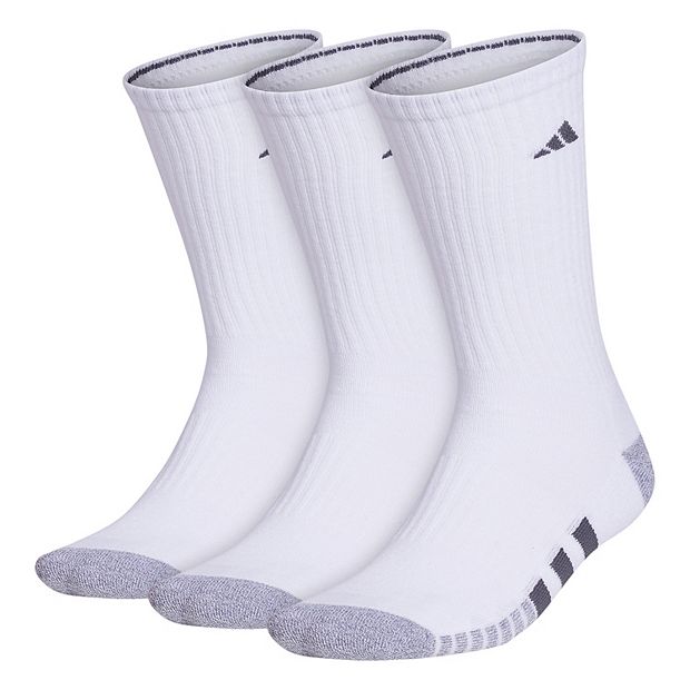 adidas Performance Cushioned Crew 3-Pack Socks White