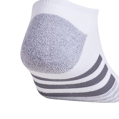 Big & Tall adidas 3-Pack Cushioned 3.0 No Show Socks