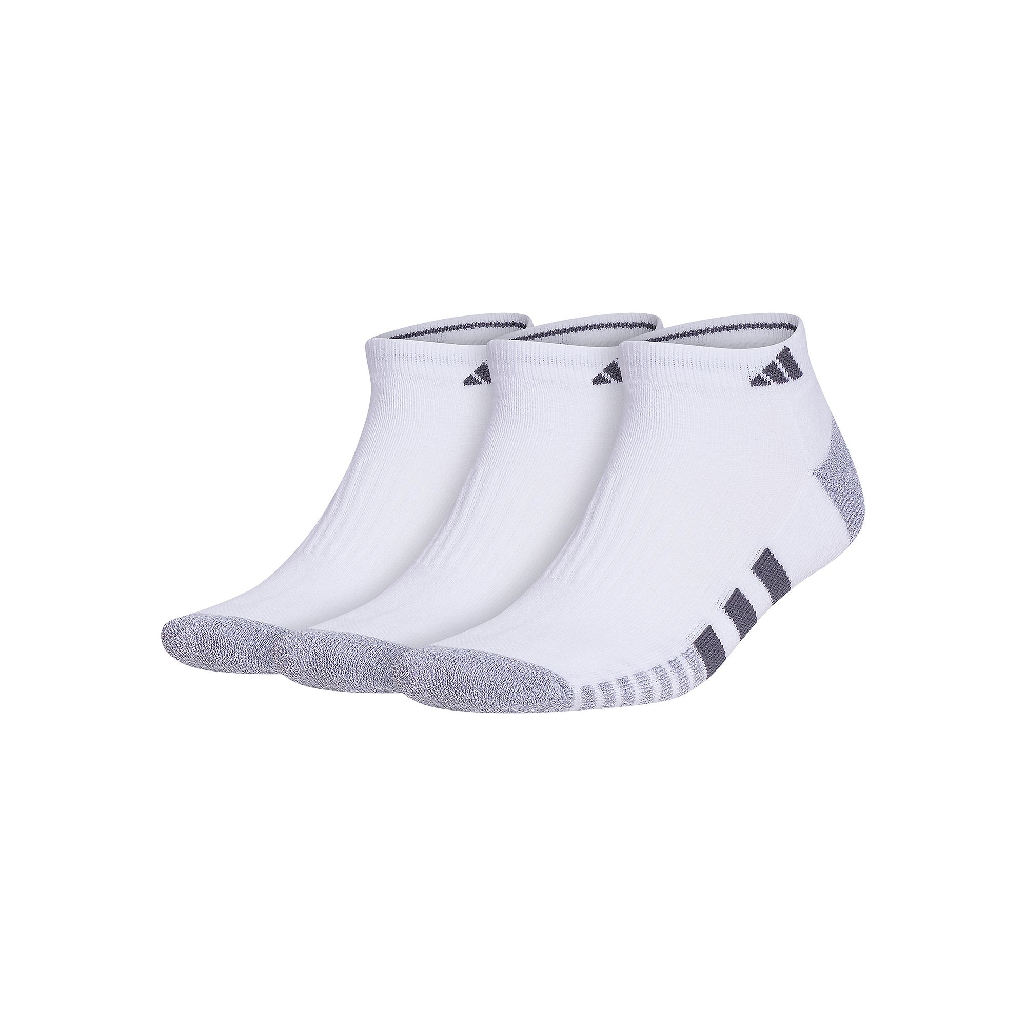 28247734 Mens adidas Cushioned 3.0 3-Pack Low Cut Socks, Si sku 28247734