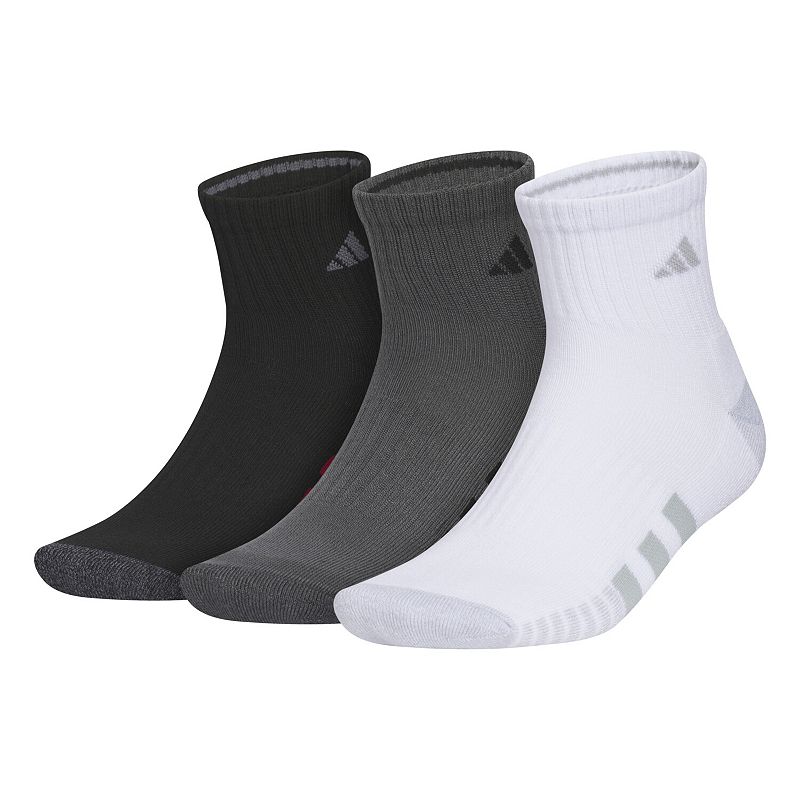 Men's adidas 3-Pack Cushioned 3.0 Quarter Socks, 