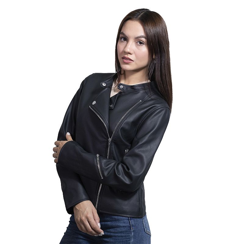 Womens leather jackets on sale kohls