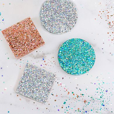 Art 101 Crafts Resin Glitter Coasters with 23 Pieces