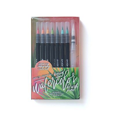 Art 101 Creative Tools Marker Pack with 24 Watercolor Brush Markers and 36 Perma Markers