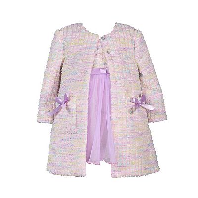 Bonnie jean coat and dress set best sale