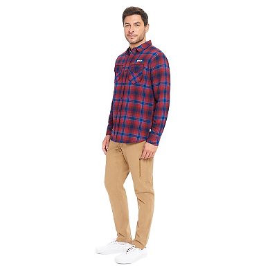 Men's Hurley Flannel Plaid Button-Down Shirt