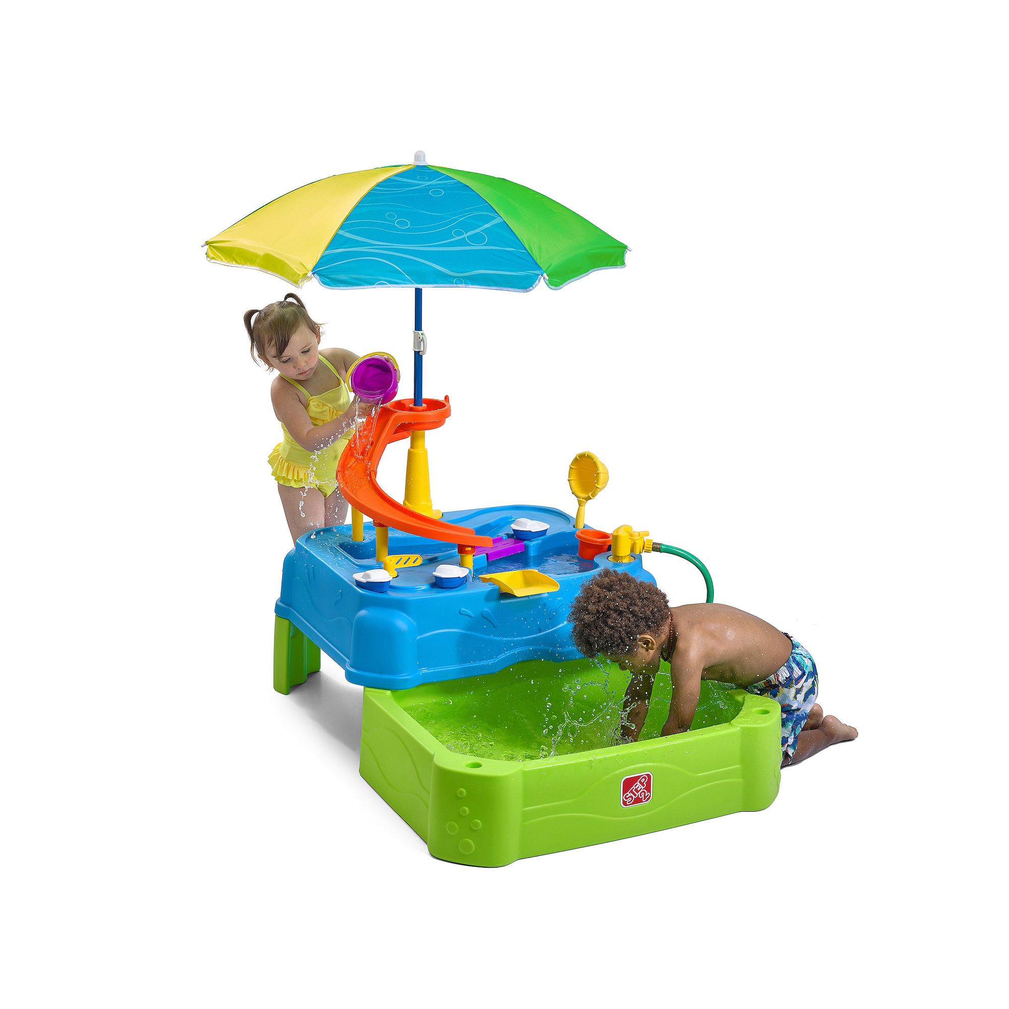 Step2 Waterpark Wonders 2-Tier Water Table, Blue