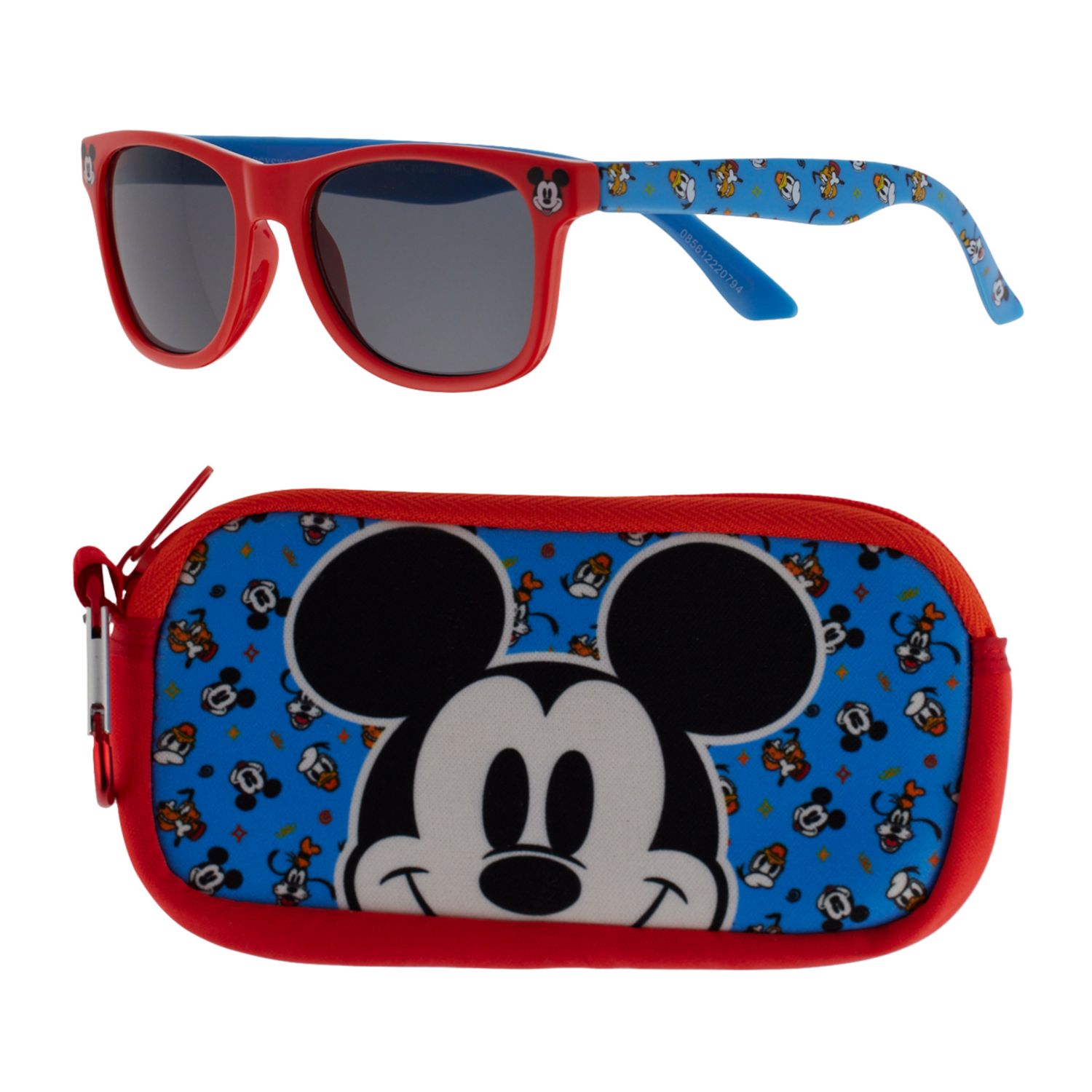 Mickey Mouse Kids Sunglasses With Case - Protective Toddler Sunglasses UV Safe