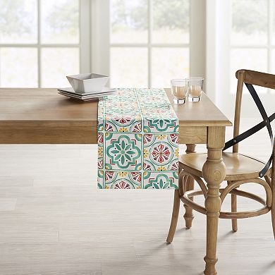 Food Network™ Mesa Feliz Tile Print Table Runner - 72"