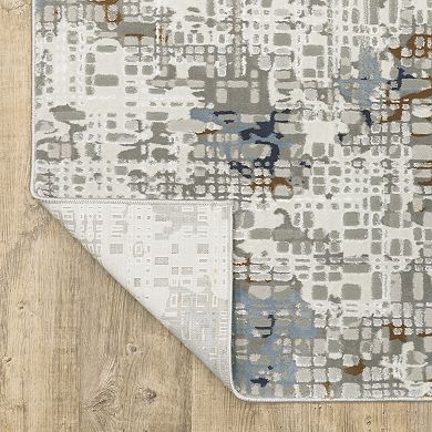 StyleHaven Emery Contemporary Abstract Grid Area Rug