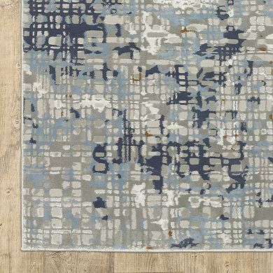 StyleHaven Emery Contemporary Abstract Grid Area Rug
