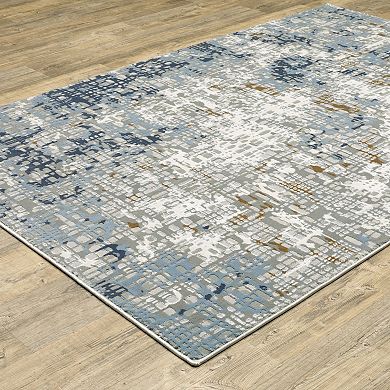 StyleHaven Emery Contemporary Abstract Grid Area Rug
