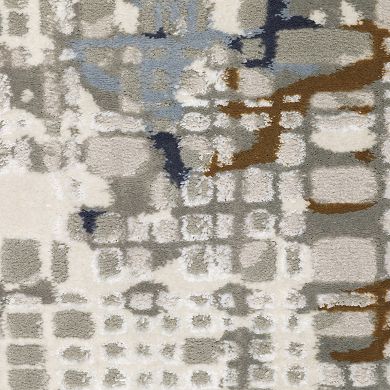StyleHaven Emery Contemporary Abstract Grid Area Rug