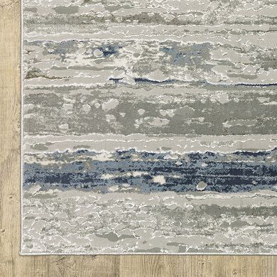 StyleHaven Emery Contemporary Abstract Stripe Area Rug