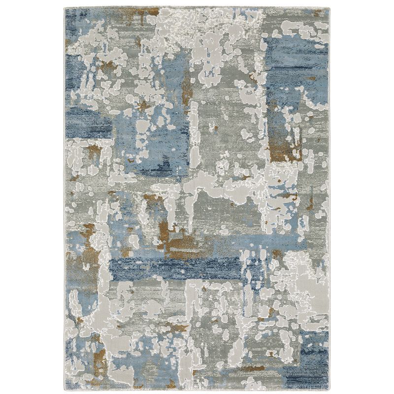 StyleHaven Emery Contemporary Abstract Area Rug, Grey, 5X7.5 Ft