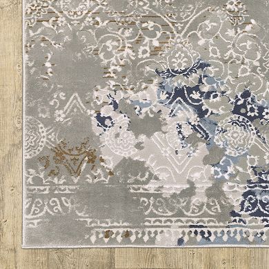 StyleHaven Emery Contemporary Abstract Medallion Area Rug