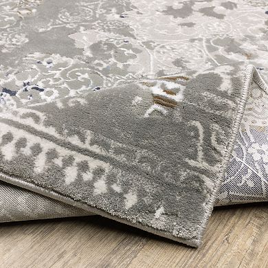 StyleHaven Emery Contemporary Abstract Medallion Area Rug