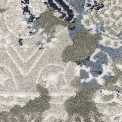 StyleHaven Emery Contemporary Abstract Medallion Area Rug