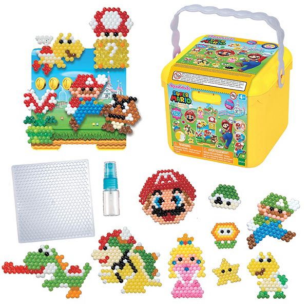 Aquabeads Super Mario Character Set, Complete Arts & Crafts Kit for Children