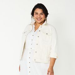 kohls-simply-vera-wang-white-denim-jacket - A Well Styled Life®