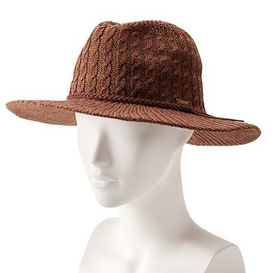Women's Nine West Cable Knit Packable Panama Hat