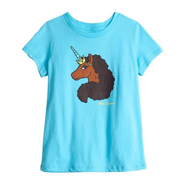 Girls Unicorn Graphic Tee