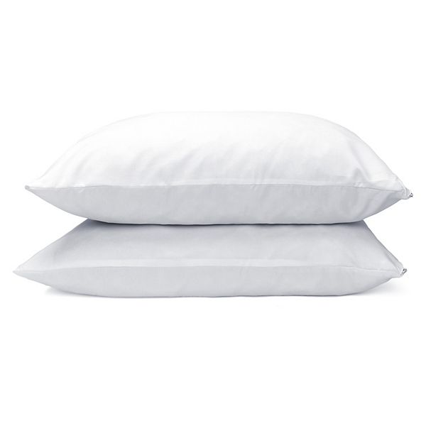 Molecule 2-Pack Gel Memory Foam Pillow Set, White, Standard