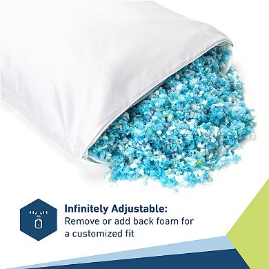 Molecule 2-pack Gel Memory Foam Pillow Set