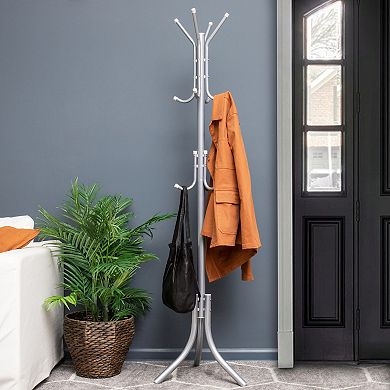 Mind Reader Alloy Collection 11-Hook Metal Coat Rack