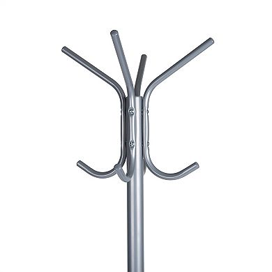 Mind Reader Alloy Collection 8-Hook Metal Coat Rack