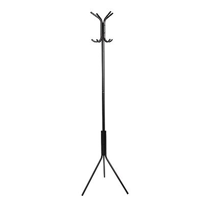 Mind Reader Alloy Collection 8-Hook Metal Coat Rack
