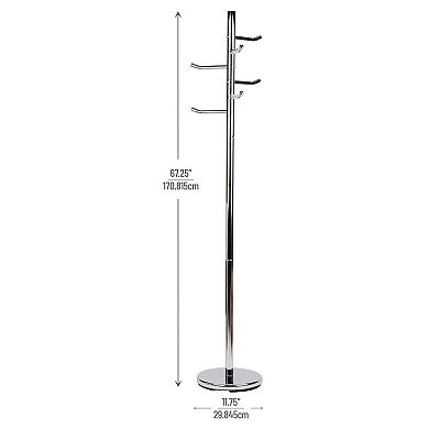Mind Reader Alloy Collection Heavy Duty 6-Hook Coat Tree