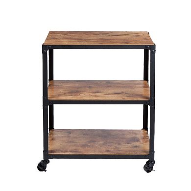 Mind Reader 3-Tier Rolling Storage Cart