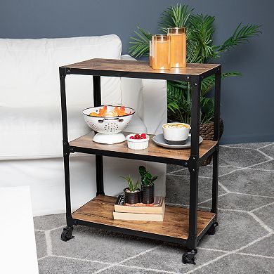 Mind Reader 3-Tier Rolling Storage Cart