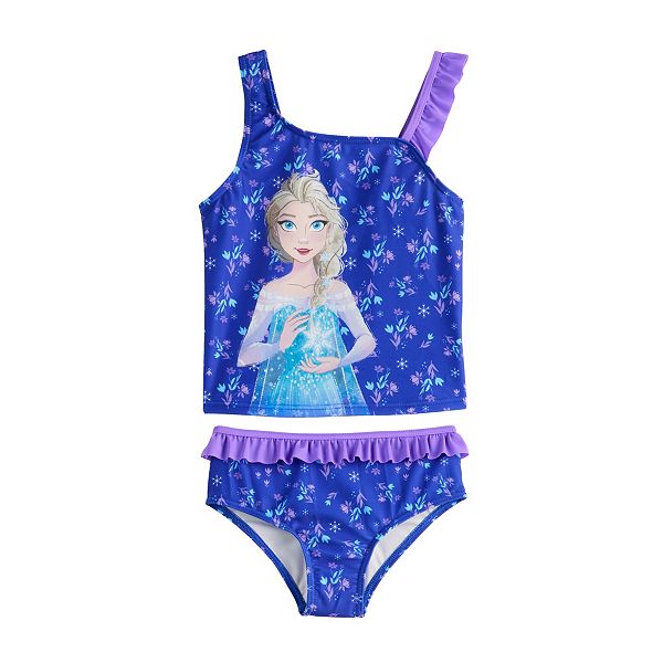 Een goede vriend Komst premier Disney's Frozen Girls 4-6x Tankini Top & Bottoms Swimsuit set