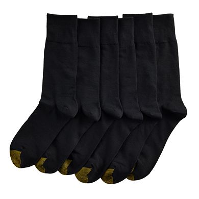 Men's GOLDTOE® 6-Pack Cambridge Crew Socks 